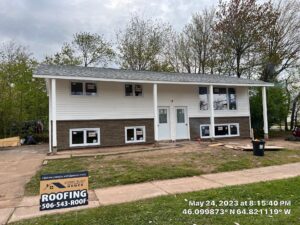 Bobby Built Homes siding and windows