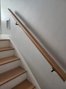 New stairs and railings