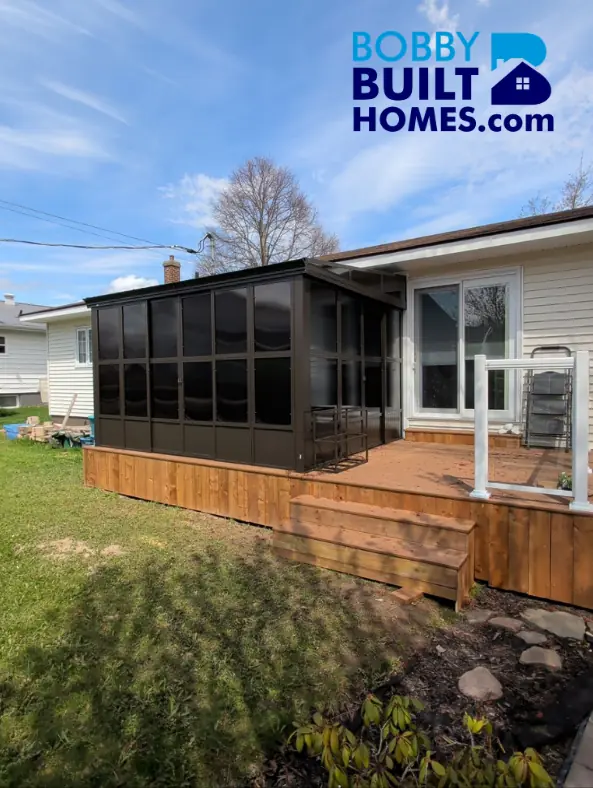 New Deck and Sunroom